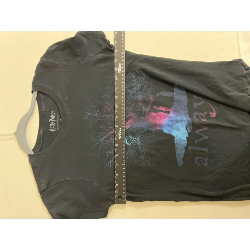 Women Harry Potter Always Tree T-Shirt Graphic Tee Sz M - Picture 5 of 5